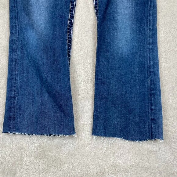 BKE Mens Jeans Size 32x35.5 Payton Classic Blue Distressed Cotton Blend - Picture 13 of 16